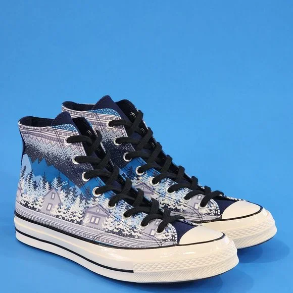 Converse Shoes Converse Chuck Hi Holiday Sweater Midnight - Main Image